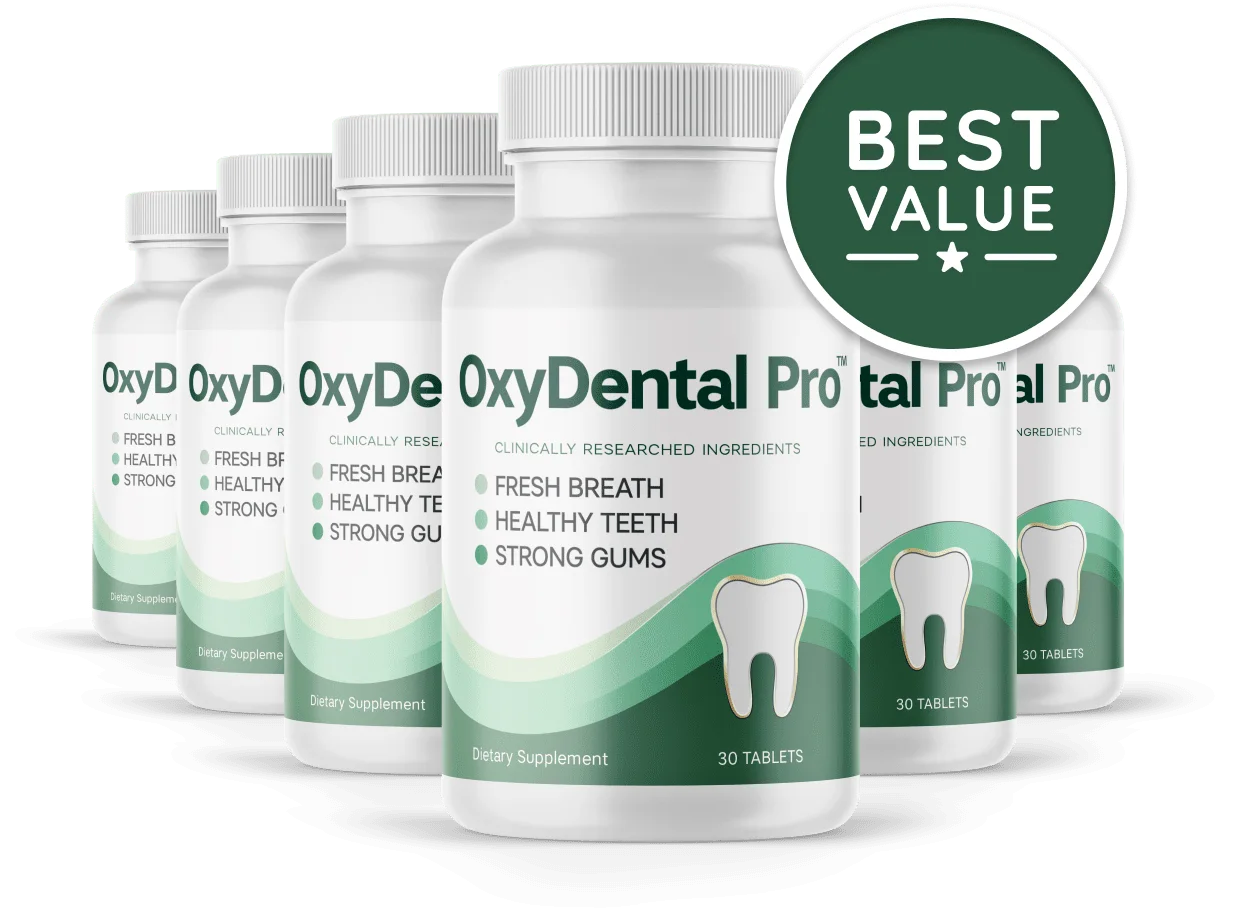 Six-bottle OxyDental pack