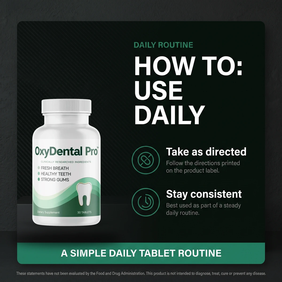 Take one tablet daily